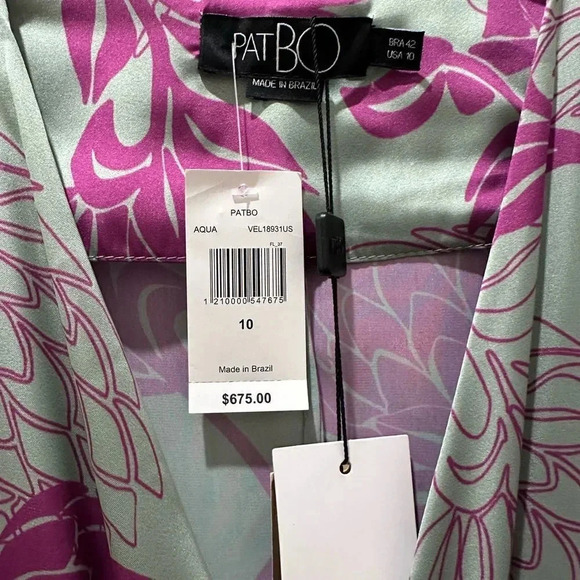New PatBO Celia Maxi Wrap Dress - Picture 13 of 16